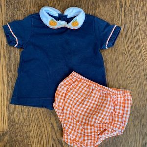 Lullaby Set Pumpkin Bloomer Set